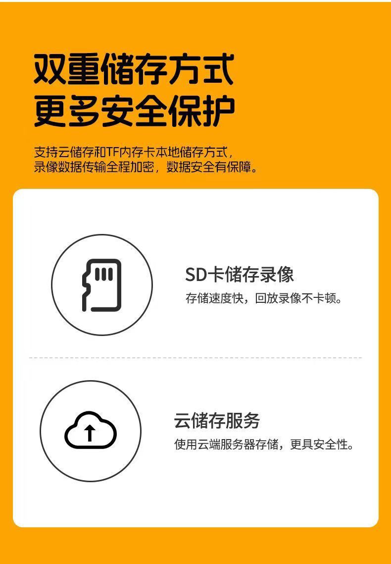 视频通话监控摄像头带屏幕家用看护老人小孩一键呼叫云台摄像机详情16