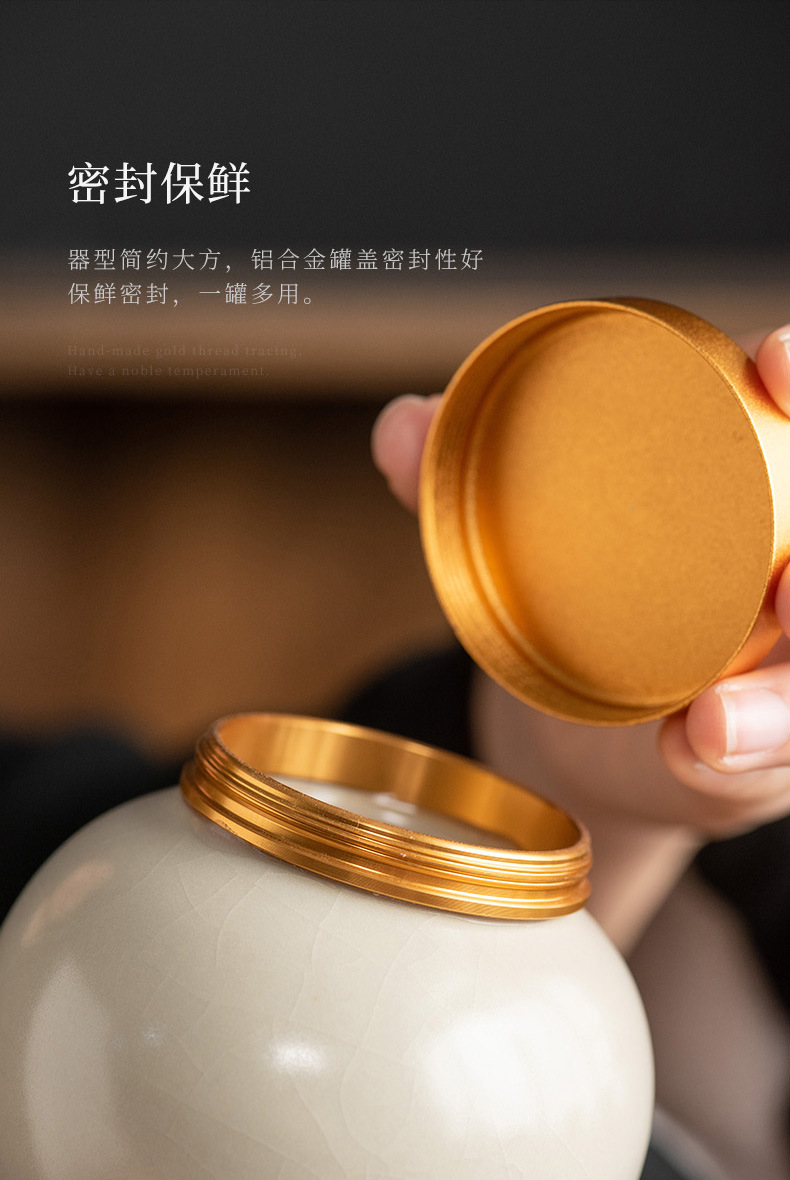 Beige Ru Kiln Kung Fu tea set, Chinese ceramic teapot lid, bowl, tea cup, tea tray, light luxury high-end household wholesale pic 23