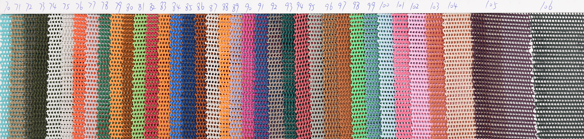 Wholesale of 012-6 polyester thickened cap mesh fabric for luggage, shoes, handbags, baseball caps and breathable mesh fabric pic 7