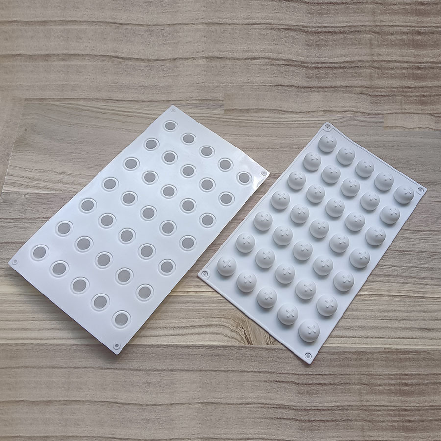 35连松露巧克力硅胶模具法式慕斯蛋糕甜品圆球夹心模烘焙工具现货详情6