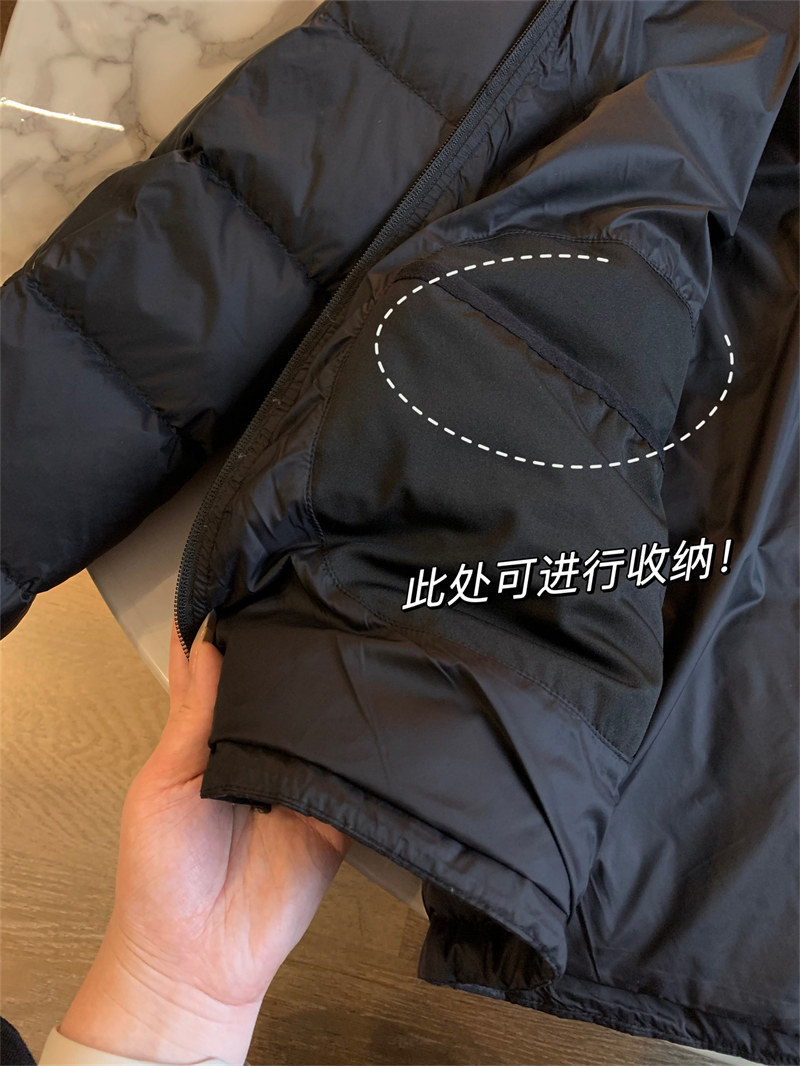 抗寒90鹅绒可收纳600蓬松度春秋新款男立领防风轻薄羽绒服外套详情7