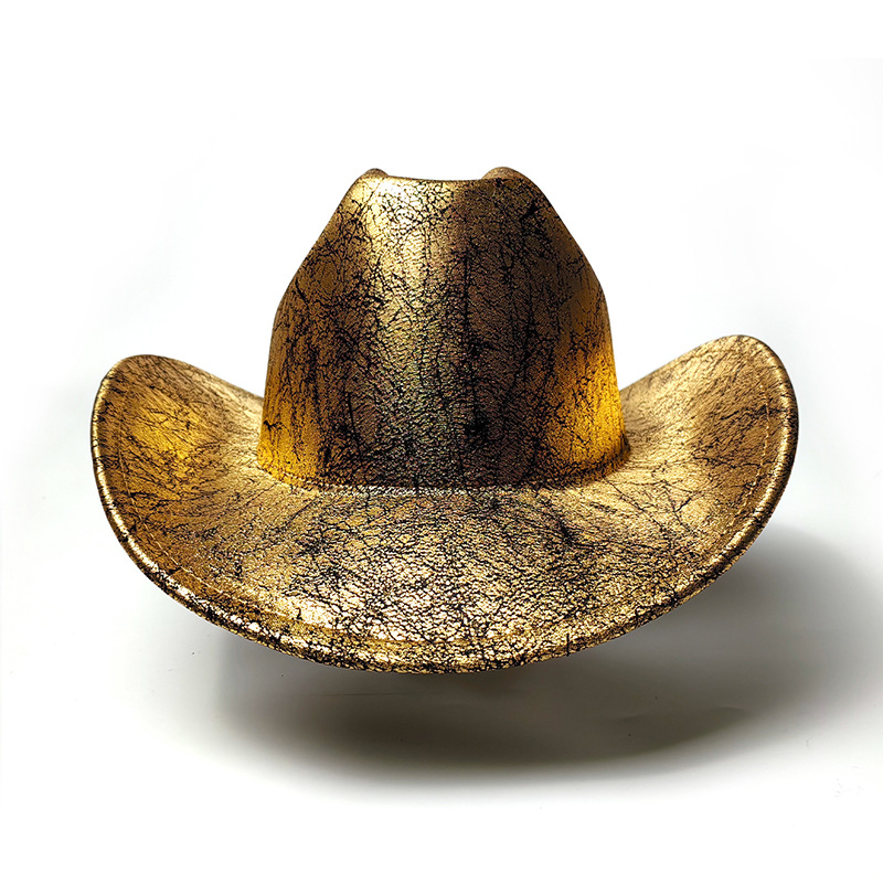 New cross-border suede British jazz hat, European and American wide-brimmed Western cowboy hat, high-end top hat for parties and balls pic 1