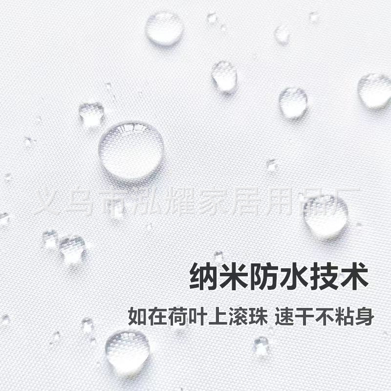 方块格子卫生间防水浴帘浴帐涤纶加厚浴室隔断窗帘浴室帘跨境批发详情9
