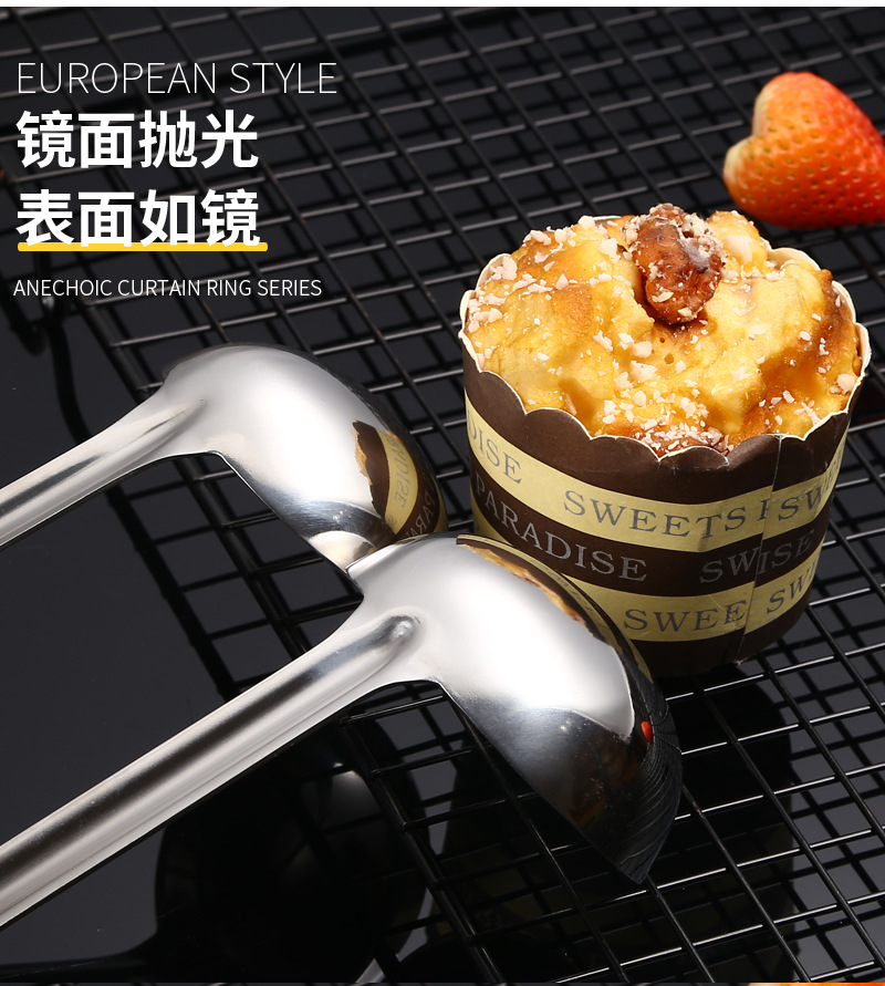 不锈钢带钩汤桶勺加厚加深长柄家用汤勺粥勺酒店安士量勺打酒勺详情9