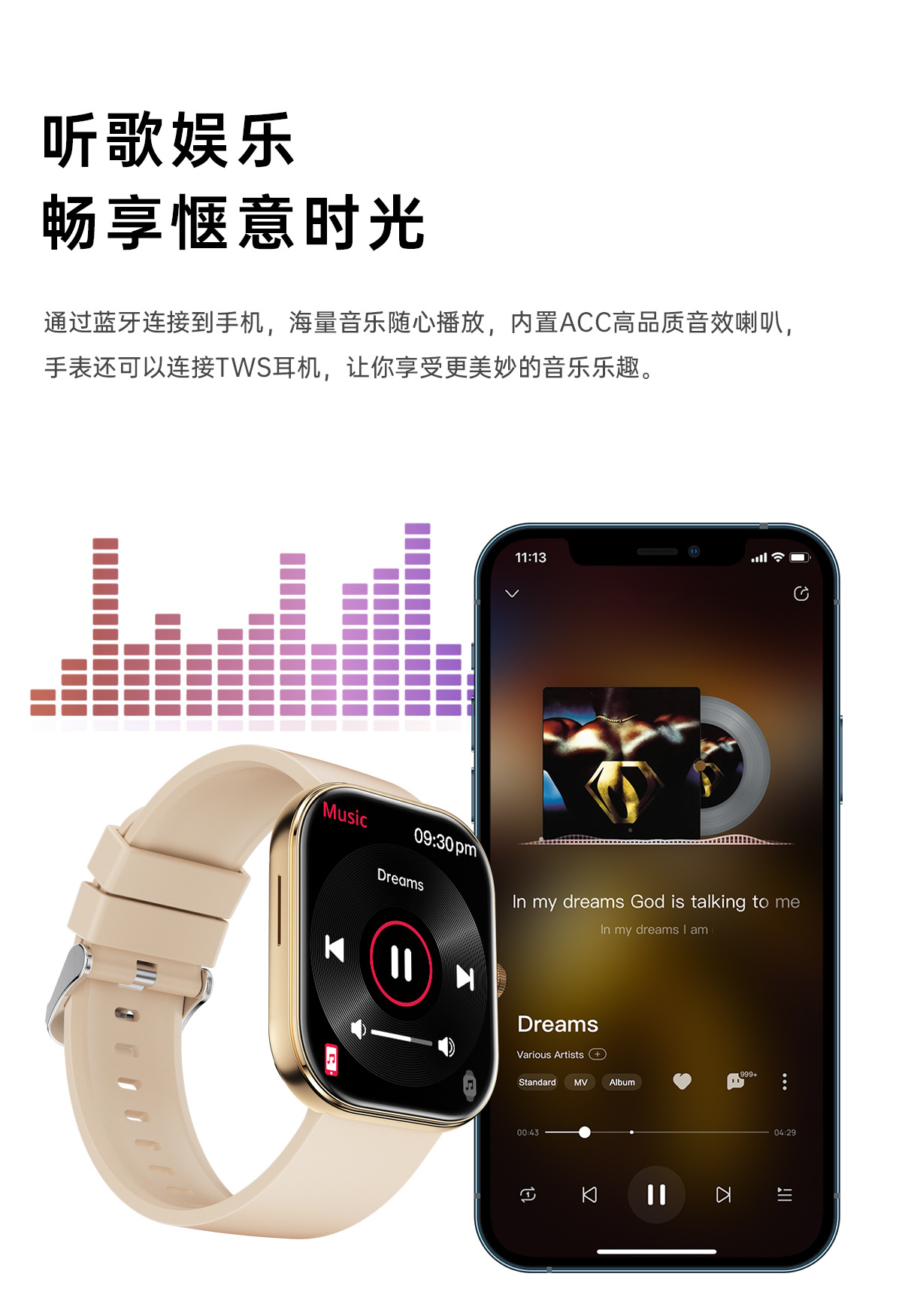 智能手表多功能运动计步成人防水手表跨境女生健康监测蓝牙通话详情16