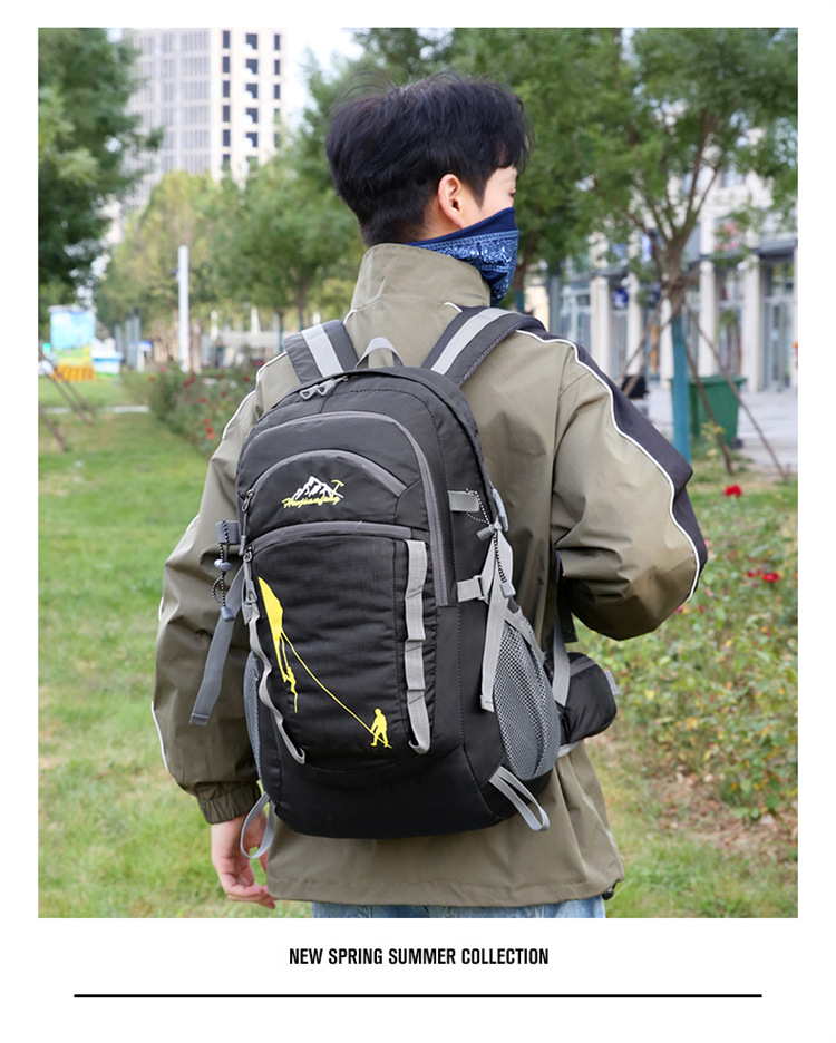 Wholesale of new backpacks, hiking sports backpacks, large-capacity water-resistant casual cycling and mountaineering bags pic 23