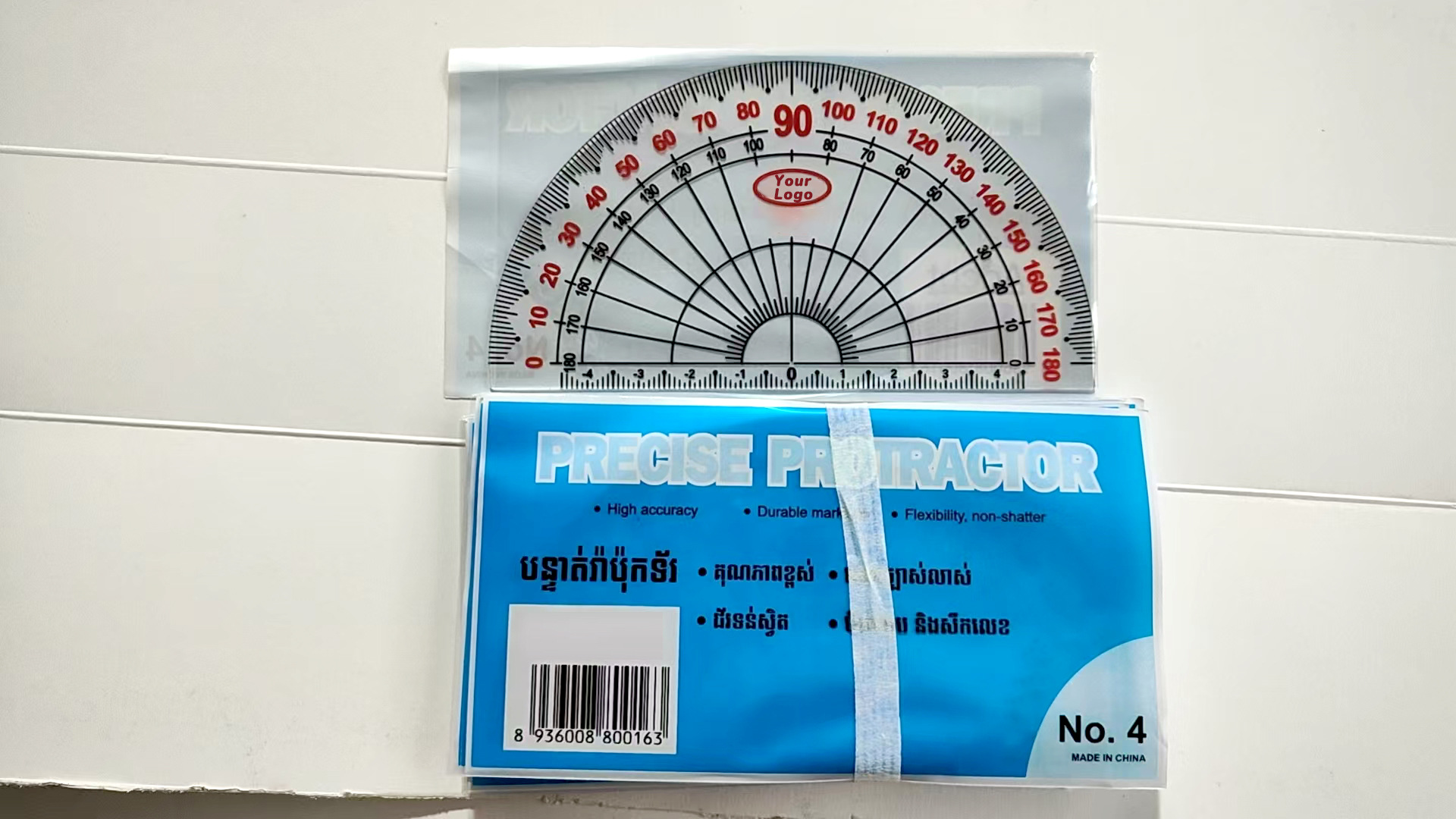 独角鹿定制塑料学生直尺15cm尺子20cm白边尺30cm软直尺可印logo英才文具尺子工厂详情10