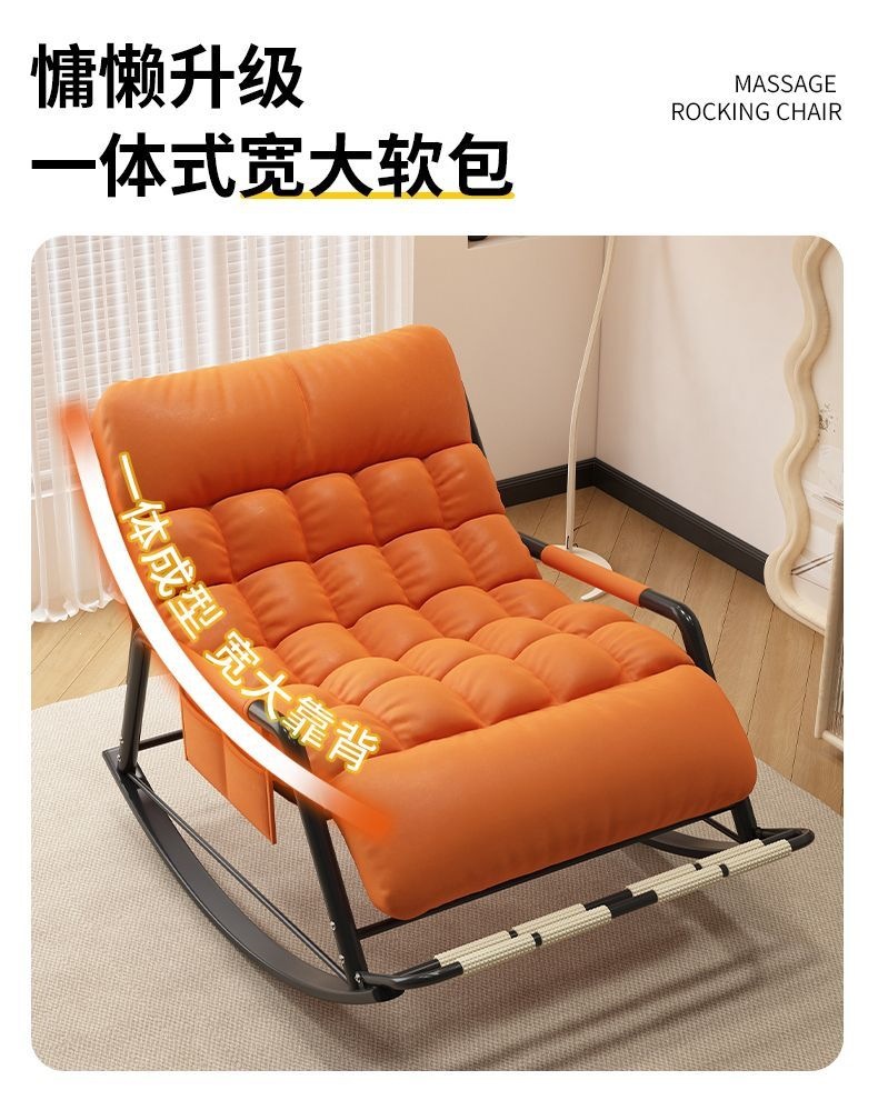 Sleeping, lying down, rocking chair, living room, balcony, leisure, lazy sofa chair, single, double, home, bedroom, adult rocking chair pic 10