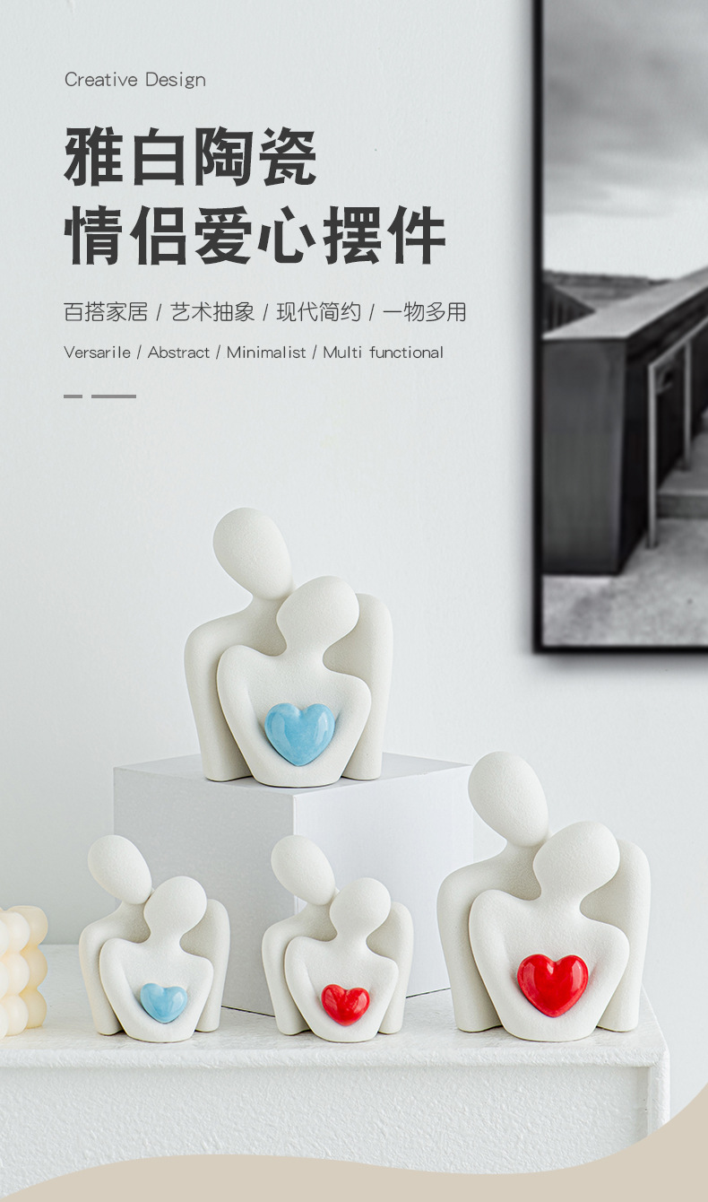 2026 Handcrafted ceramic wedding certificate art display, wedding commemorative collectible gift, creative hotel home decoration pic 1