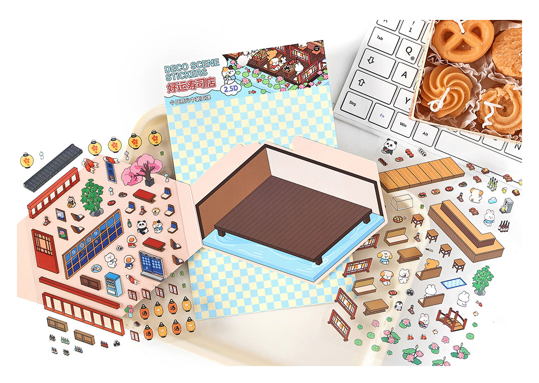 墨言infeelmePET造景贴纸 今日营业中第五弹 趣味DIY装饰造景贴纸详情17