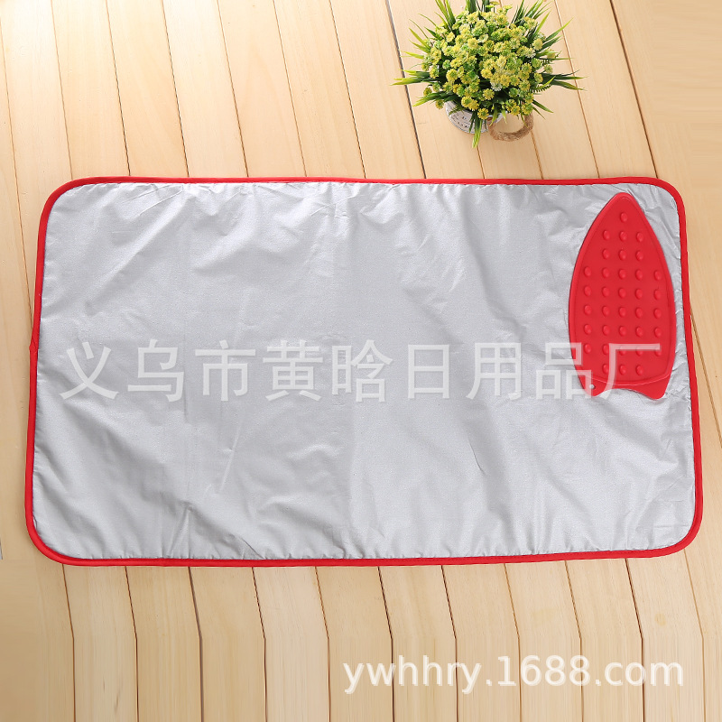 【 Chi Jia 】 All-cotton silver-coated high-temperature resistant ironing pad, foldable portable ironing pad pic 2