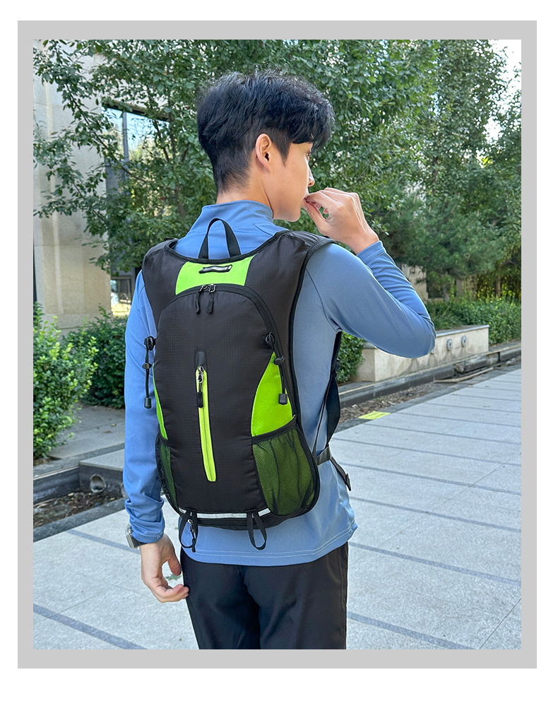 Outdoor sports cycling backpack, ultra-light hiking and mountaineering bag, wear-resistant, waterproof, lightweight travel multi-functional backpack pic 25