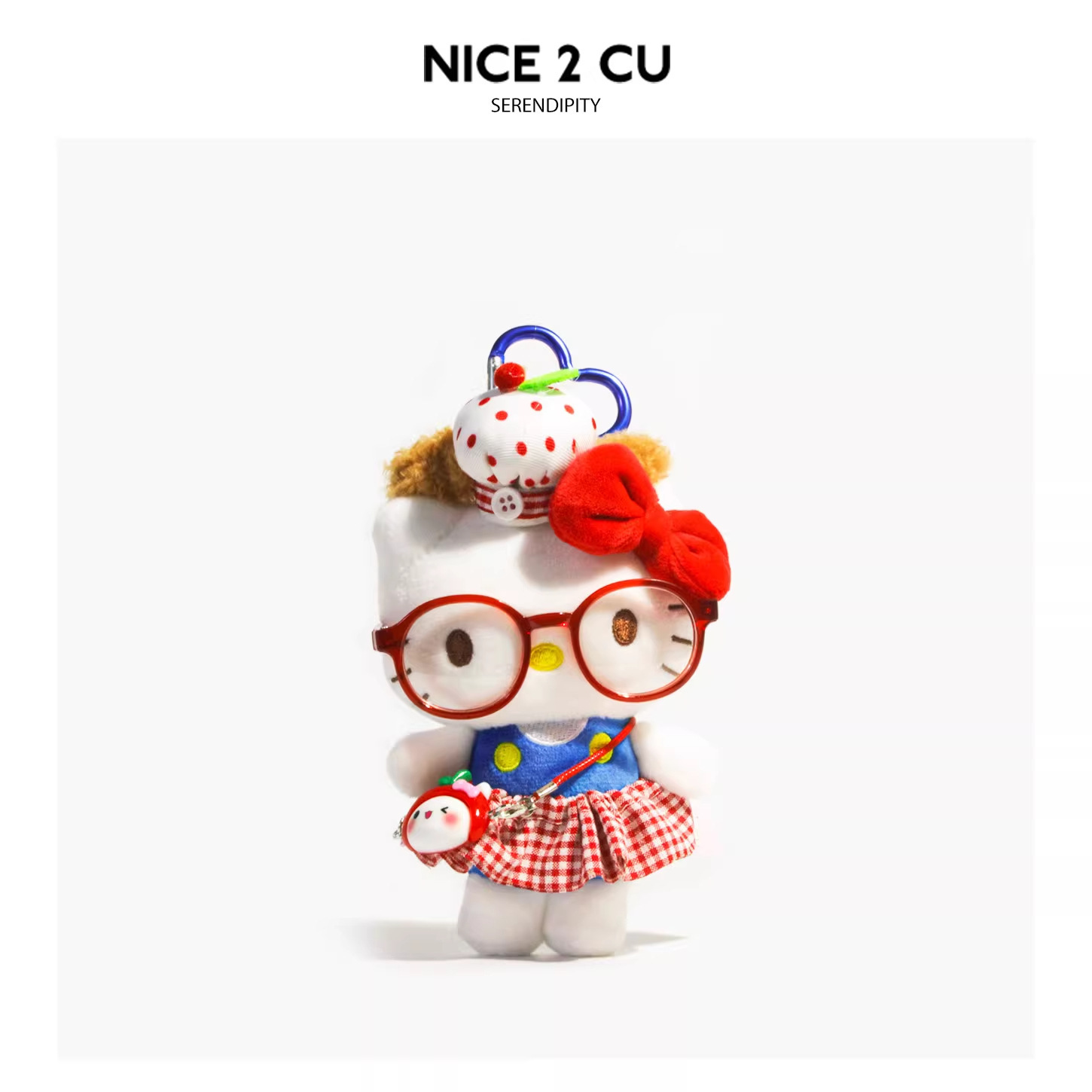 正版可爱hellokitty包包挂件毛绒公仔玩偶书包挂饰哈喽KT猫送礼物详情7