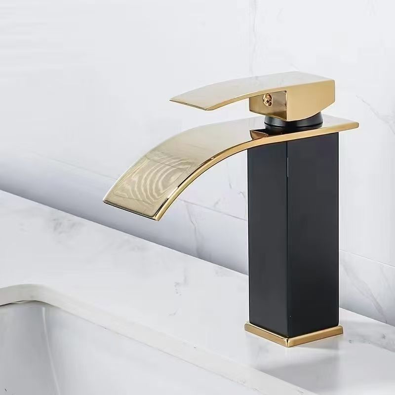 源头工厂专业生产瀑布式水龙头扁嘴四方不锈钢龙头跨境电商外贸详情12