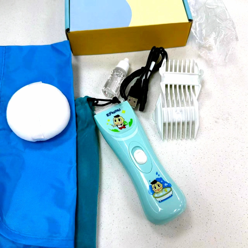 Sakura Baby Hair Clipper, a special hair cutting tool for babies, features ultra-quiet automatic hair suction and is a perfect electric clipper for newborns pic 3