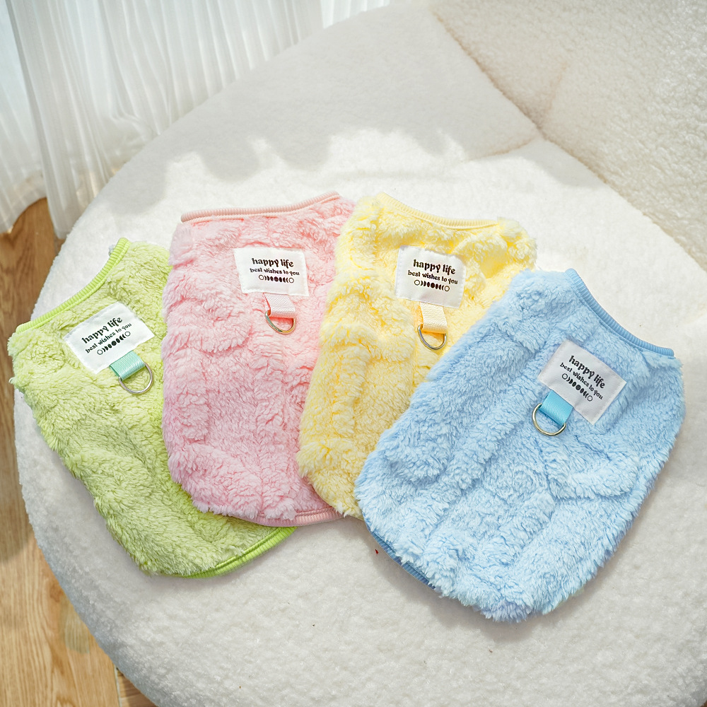 Ropa para perros invierno teddy by bears pomerania small dog mascotas otoño invierno plus peluche tracción peluche suministros para gatos pic 3