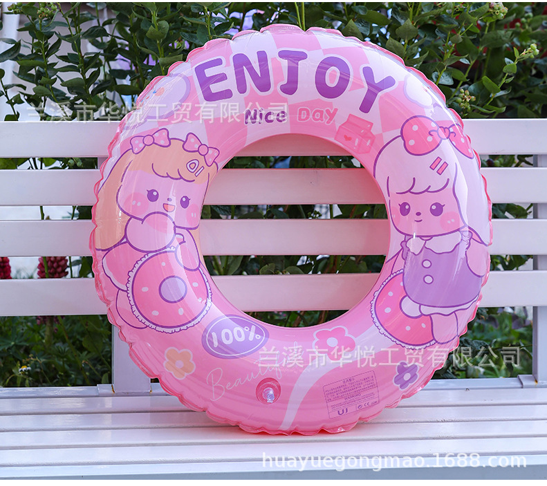 现货加厚卡通印花游泳圈环保儿童泳圈男女童充气宝宝腋下圈批发详情10