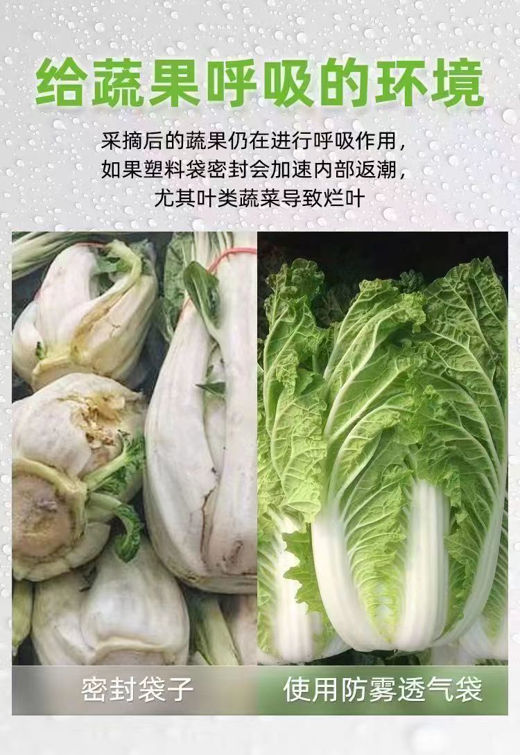 白色加厚透明加大号手提塑料袋透气打孔袋子背心袋水果蔬菜防雾袋详情4