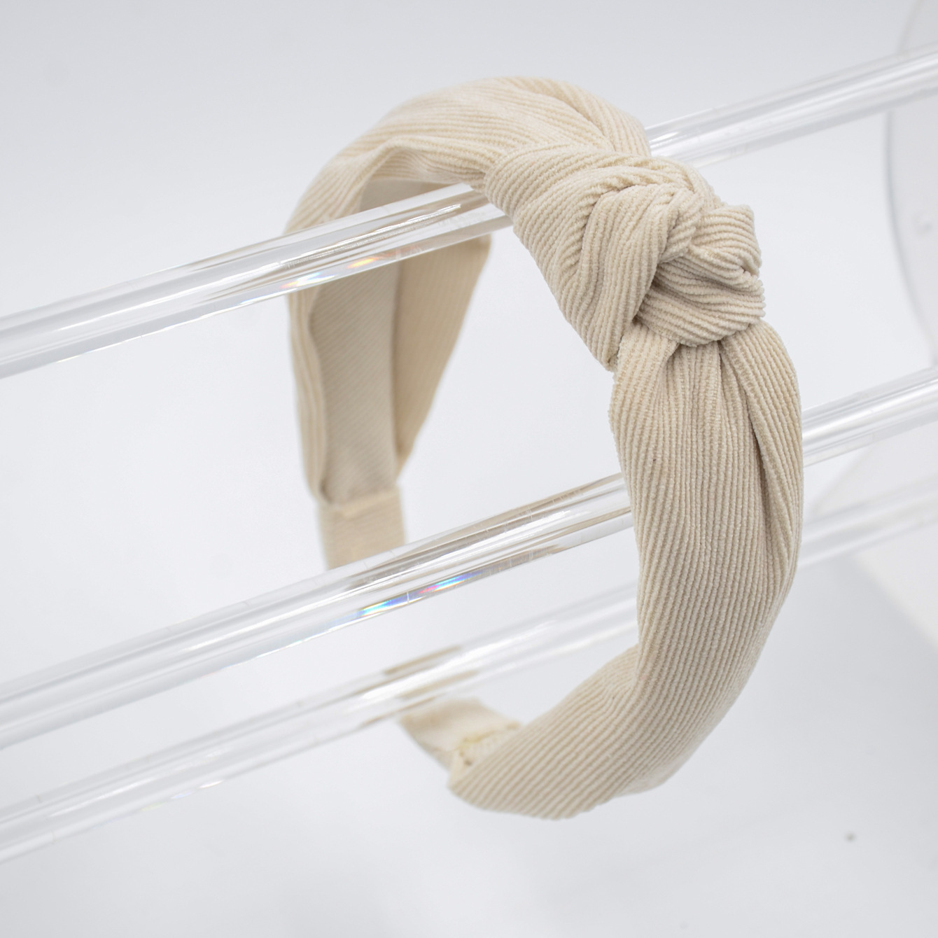 Qiwei Accessories Exclusive European and American cross-border Amazon simple and fashionable adult hair accessories, cross-knotted fabric compression hair bands, hair accessories, headwear for women pic 10