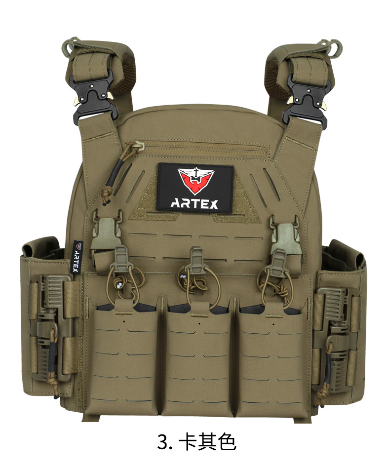 Yitu Outdoor Multi-functional Waterproof 500D nylon modular quick-release tactical vest and vest elastic hanging equipment pic 21