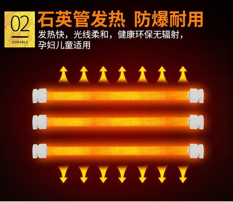 五面取暖器家用节能五面烤火炉电暖气电热扇电烤炉烤火器批发礼品详情3