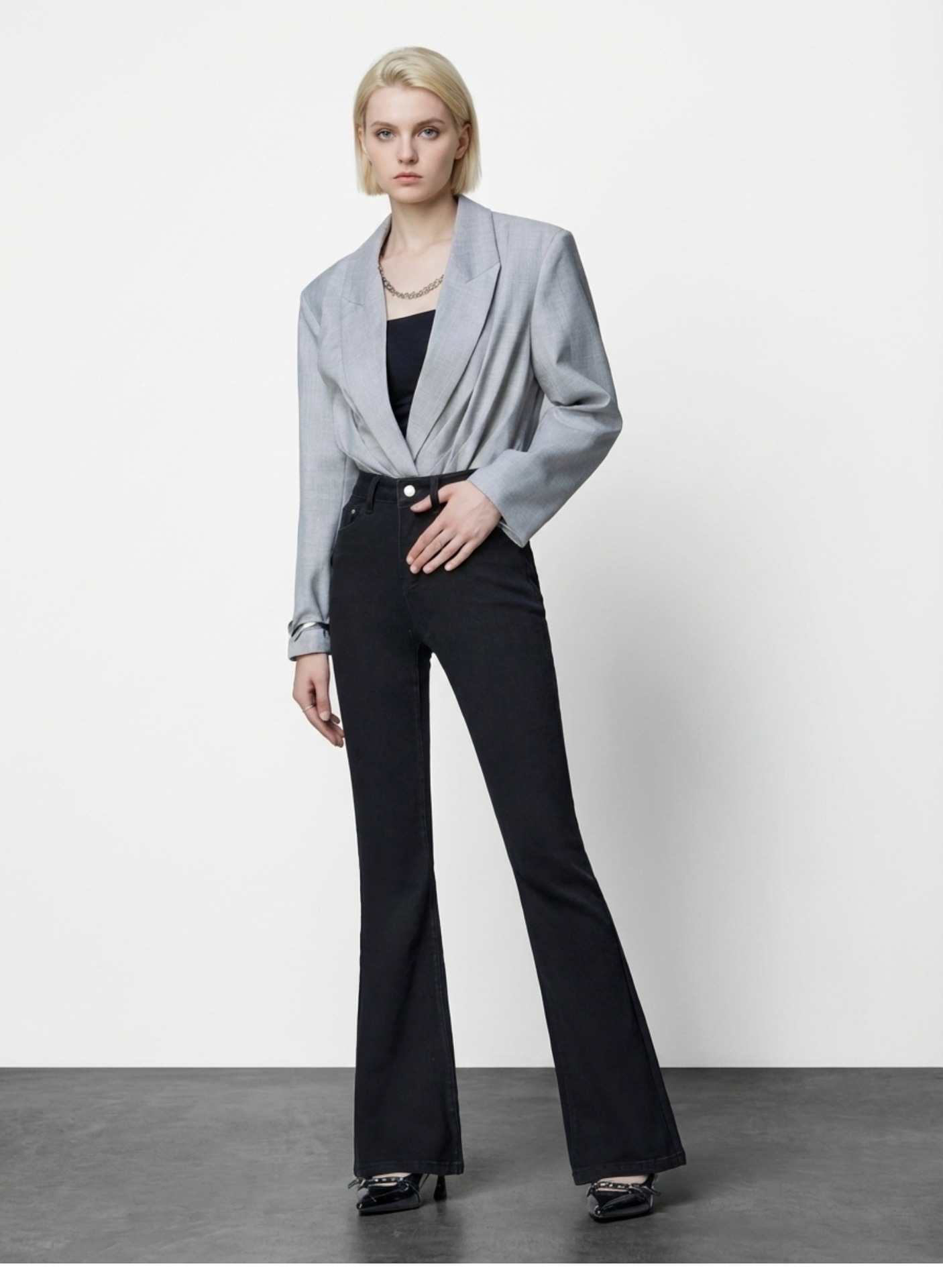 The windbreaker yoga model display clothing model showcases the new design pic 14