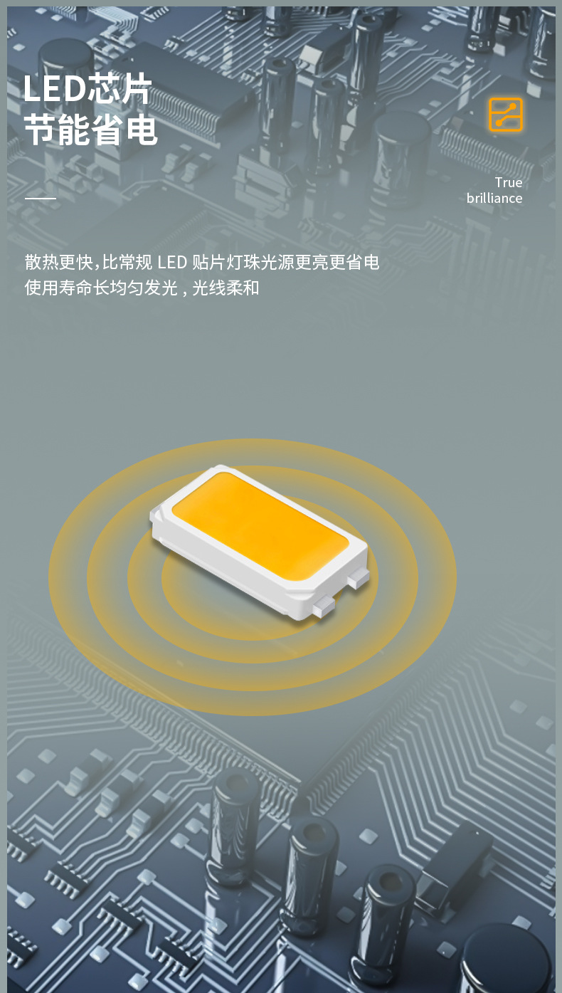 厂家直供亮又好LED球泡灯塑包铝节能高亮灯泡室内外照明光源批发详情6