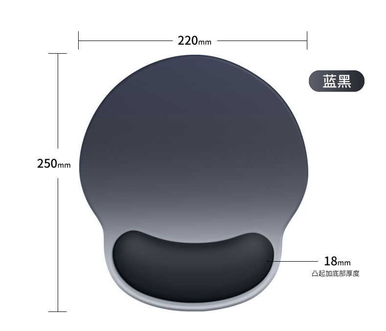 鼠标垫护腕键盘手托滑鼠垫子女生硅胶手腕托办公室好物电脑配件男详情1