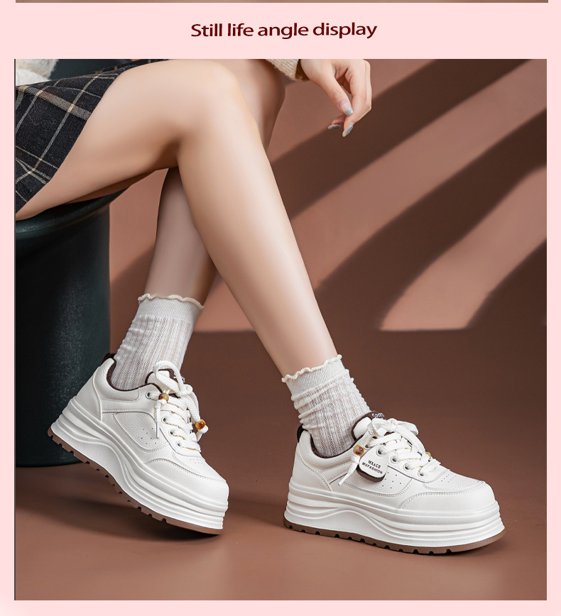 厚底加绒小白鞋女款2025冬季新款百搭轻便保暖二棉鞋休闲大码女鞋详情26