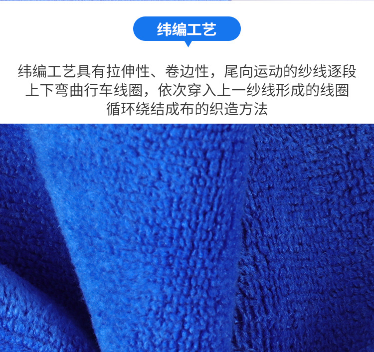 保洁清洁专用毛巾加厚吸水不掉毛家务清洁厨房擦桌布打扫卫生抹布详情7