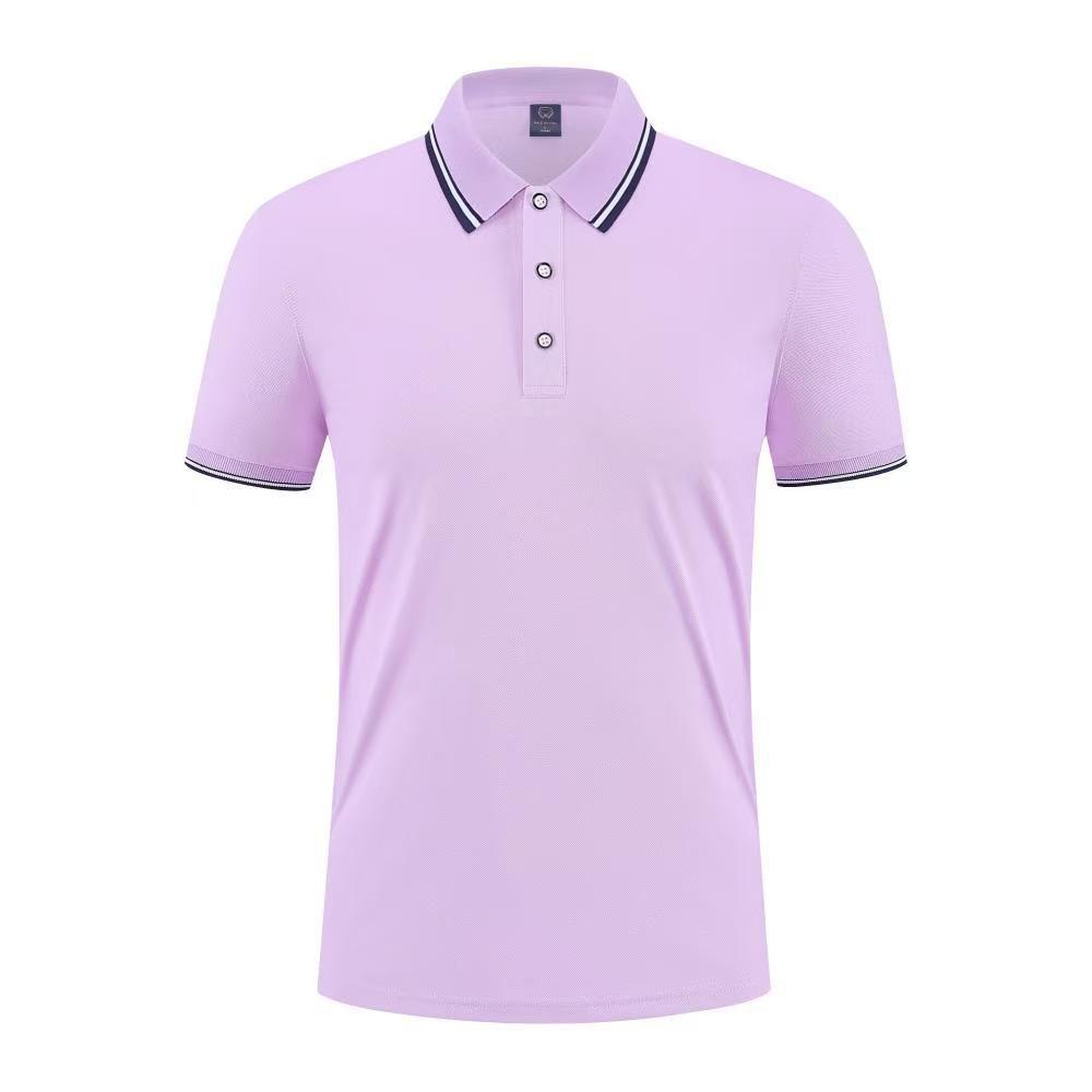 77201男士polo衫短袖工作服可换logo夏季多色款男女同款翻领详情21