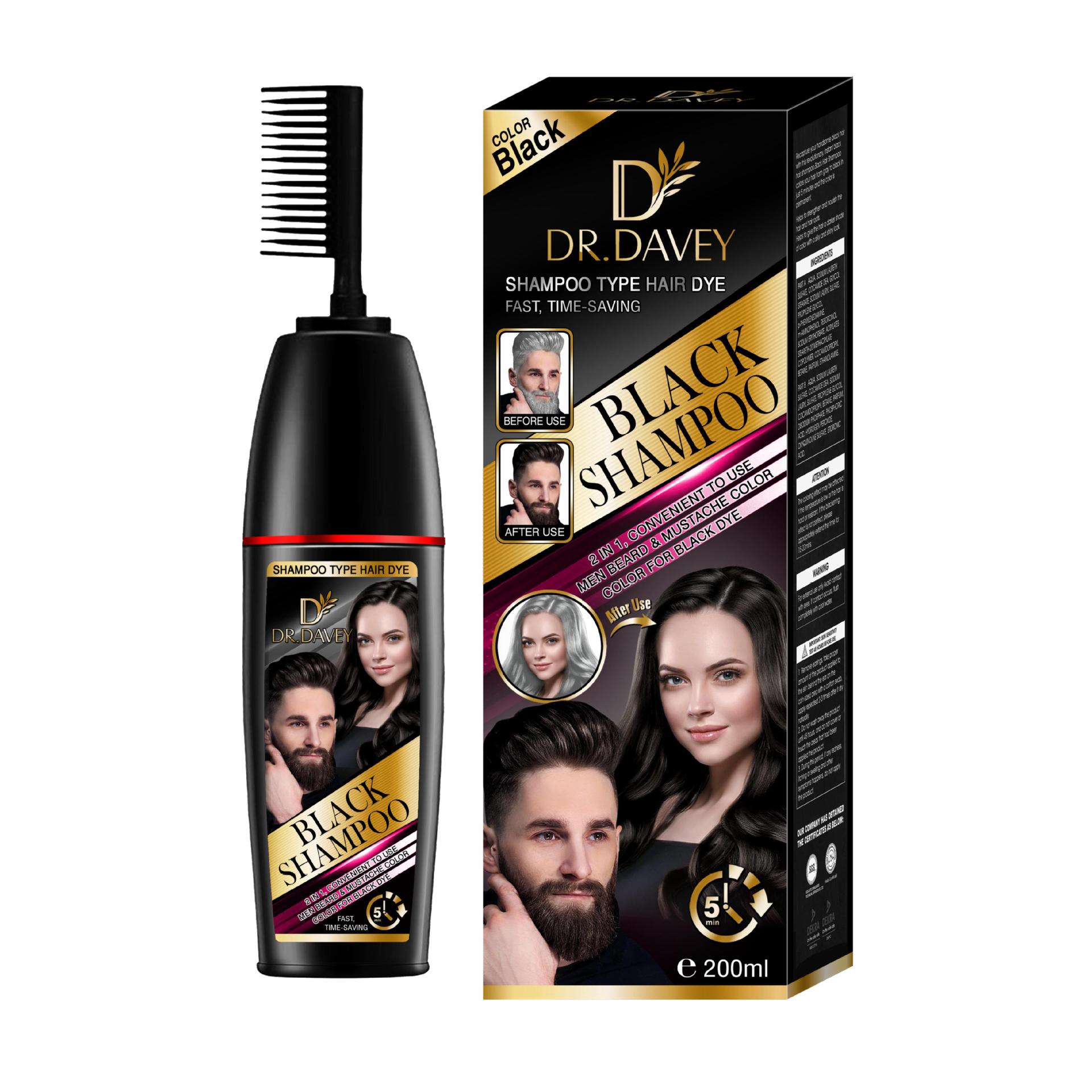 DR.DAVEY black/brown hair shampoo Black/Brown shampoo pic 3
