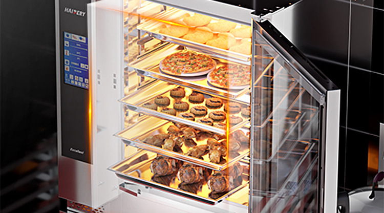 Wholesale of commercial multi-functional steam ovens, intelligent touch screen fully automatic steam and oven integrated machines, hotel and cafeteria kitchen equipment pic 11