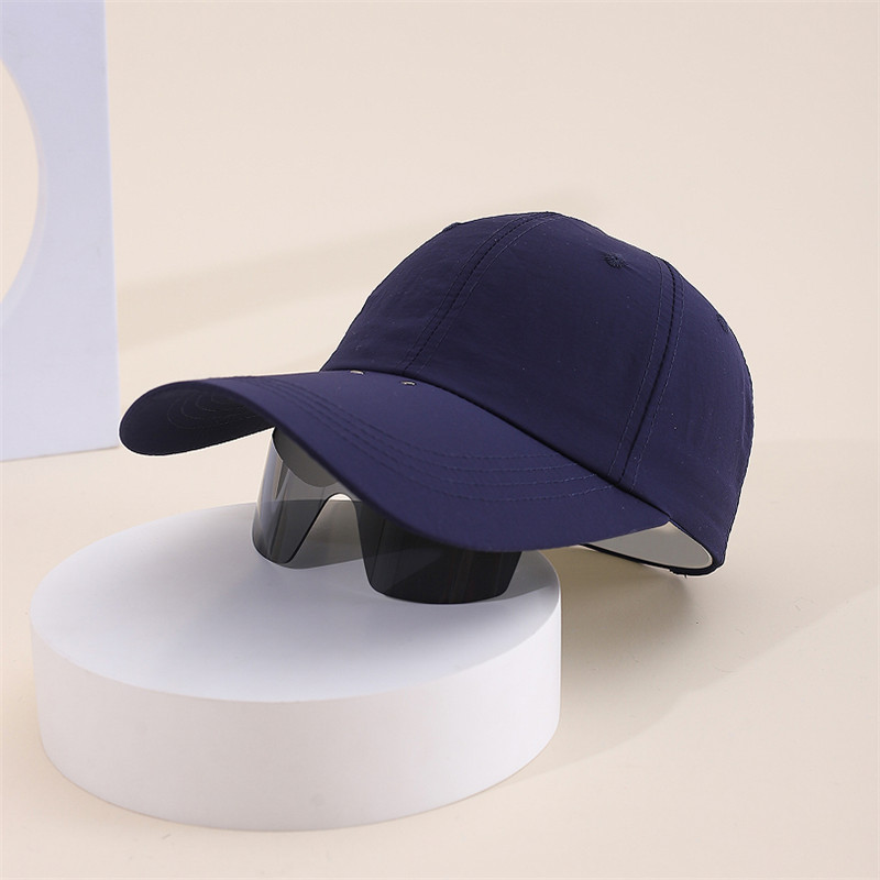 Spring and summer new baseball cap, quick-drying cap, extended brim with sunshade, dual-purpose lightweight sun protection cap, sports fishing cap pic 6