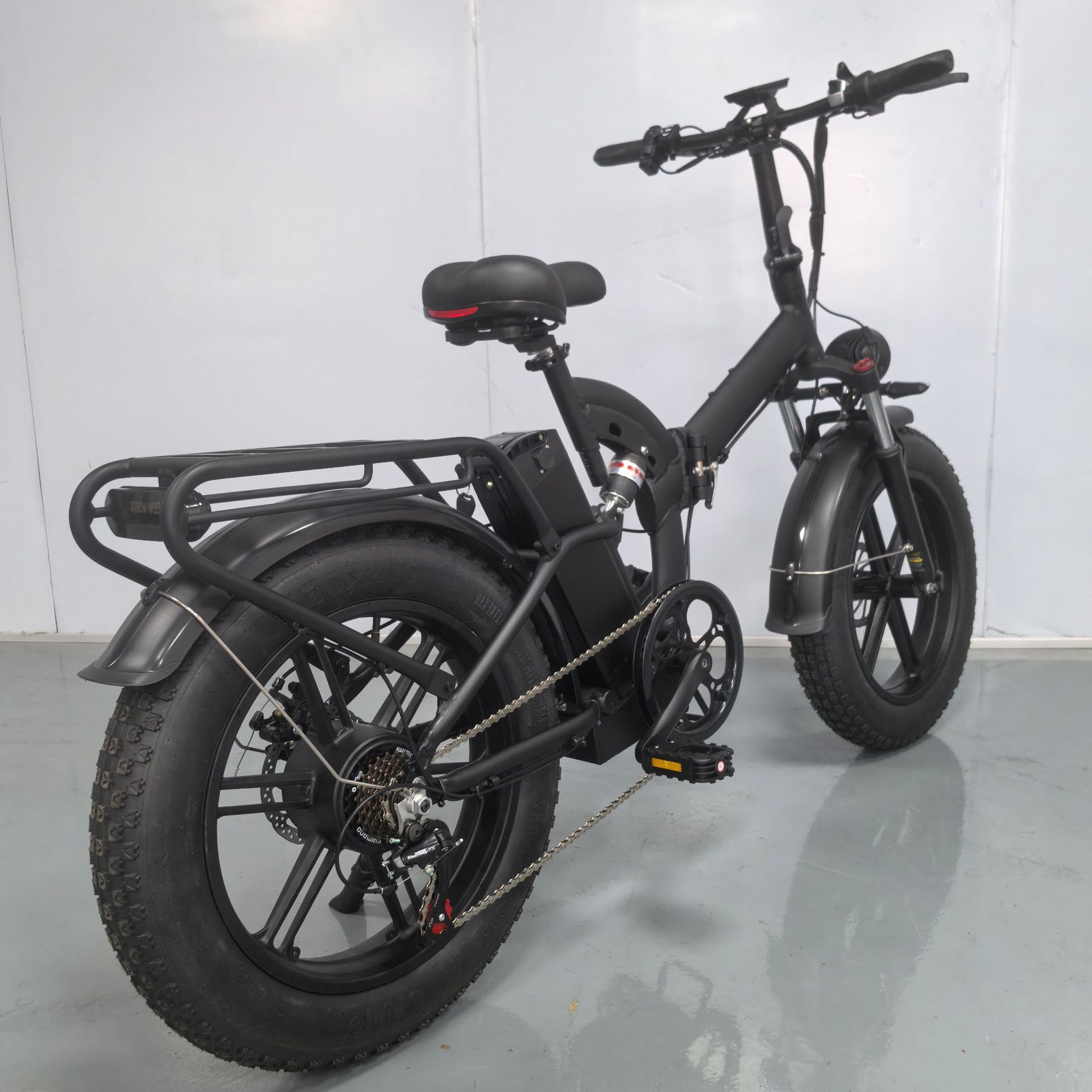 ebike Factory's 20-inch folding snow fat tire electric-assisted bicycle, adult variable-speed snow electric bicycle pic 5