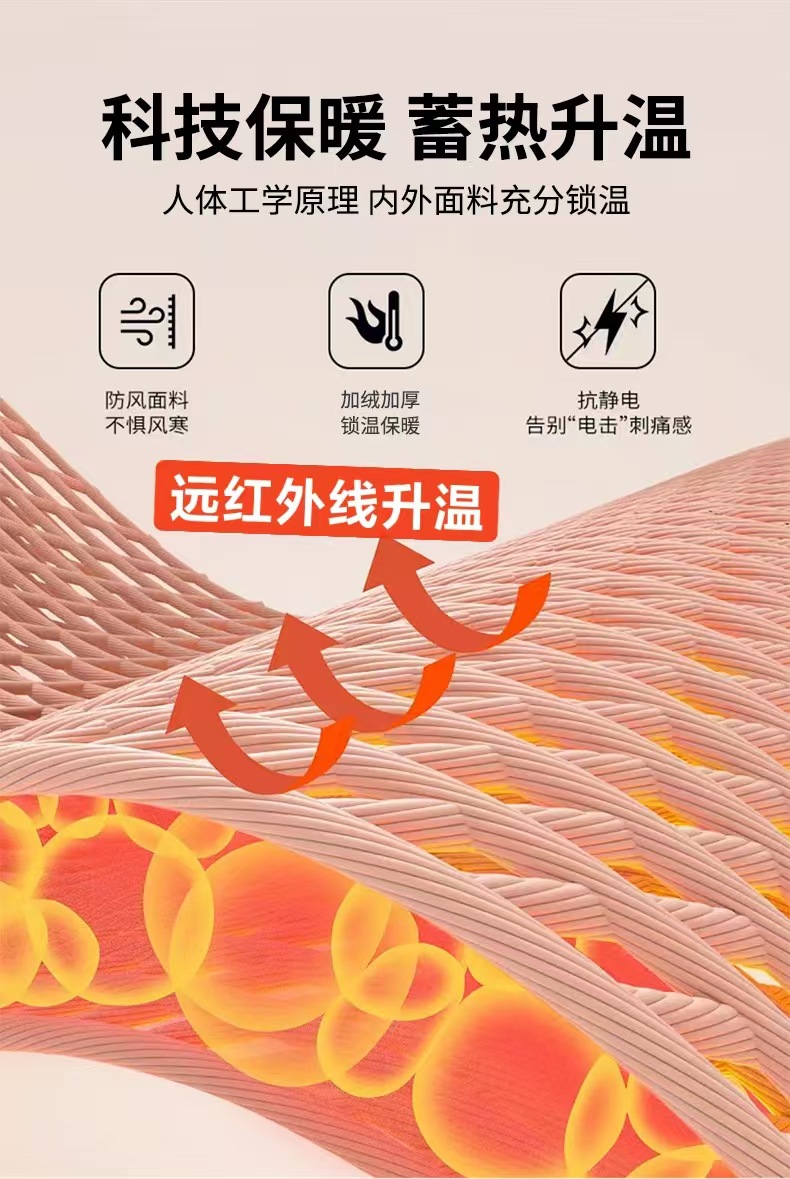 女士开衫外套石墨烯7A抗菌羊绒蚕丝蛋白1.0聚温衣秋冬爆款详情8