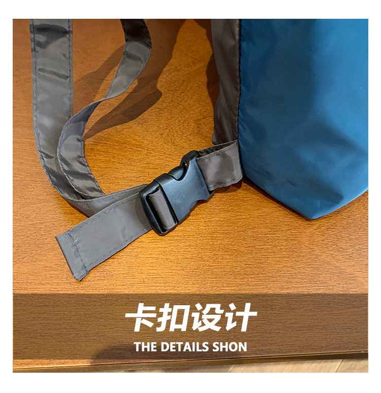 新款单肩包托特双肩折叠包手提简约通勤大容量时尚便携详情8