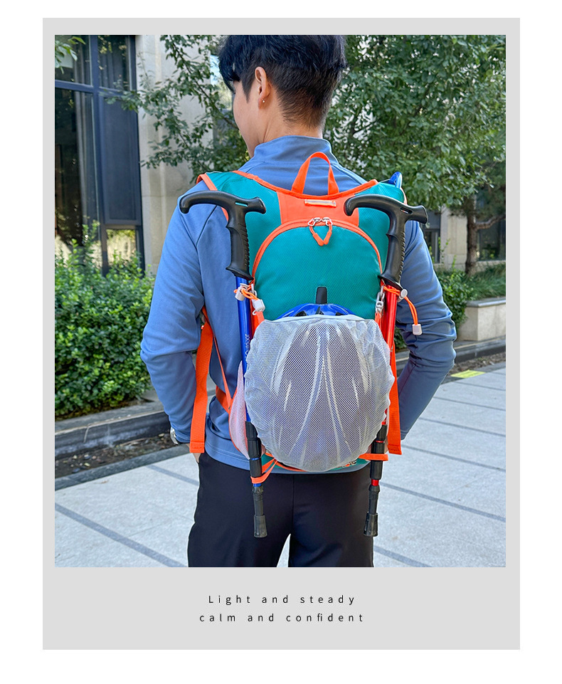Outdoor sports cycling backpack, ultra-light hiking and mountaineering bag, wear-resistant, waterproof, lightweight travel multi-functional backpack pic 16