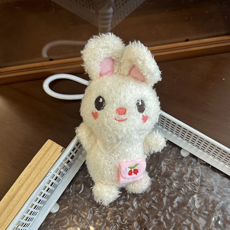 Wholesale of cute bear pendants, plush toys, figurines, little rabbits, schoolbags, hanging ornaments, keychains, and doll gifts pic 12