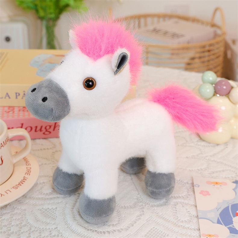 可旋转仿真小马可爱小马玩偶公仔毛绒玩具国潮玩具马年吉祥物娃娃女孩礼物详情6
