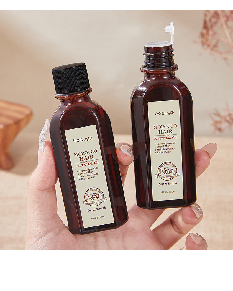 跨境专供bosuya护发精油改善毛躁顺滑强韧发质持久留香护发精油详情17