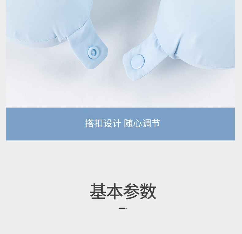 夏季冰丝u型枕记忆棉可加logo慢回弹旅行飞机u形枕代发u型护颈枕详情14