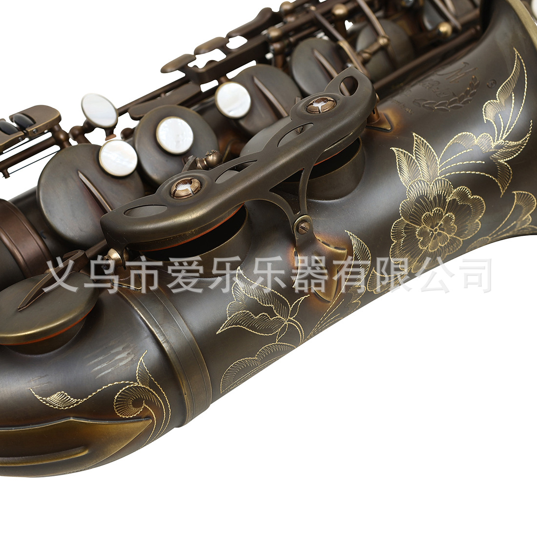 Matte alto saxophone E-flat retro saxophone complete set for adult beginners, professional saxophone cross-border wholesale pic 18