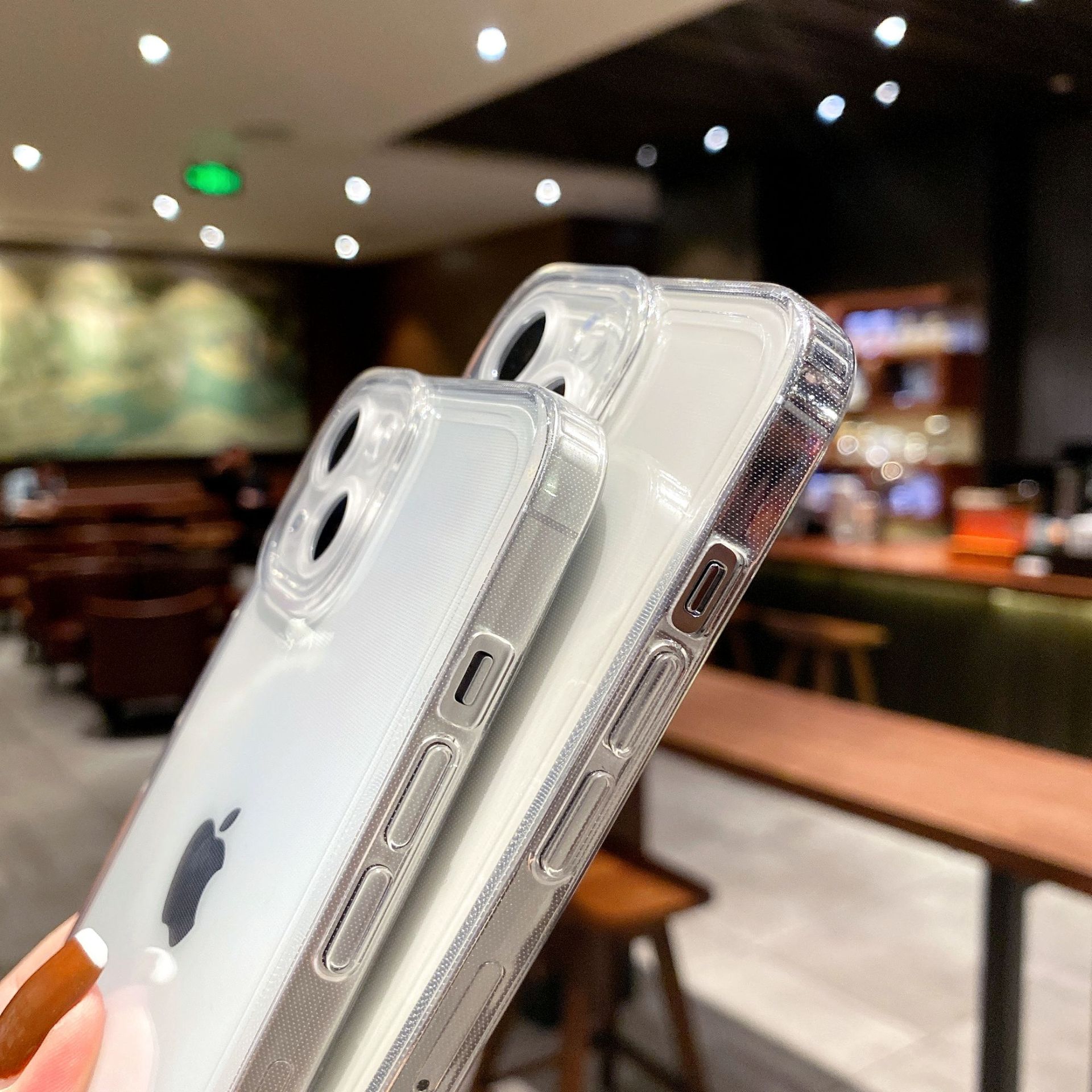 透明直边适用苹果15/16ProMax手机壳TPU软iphone11简约全包保护套详情10