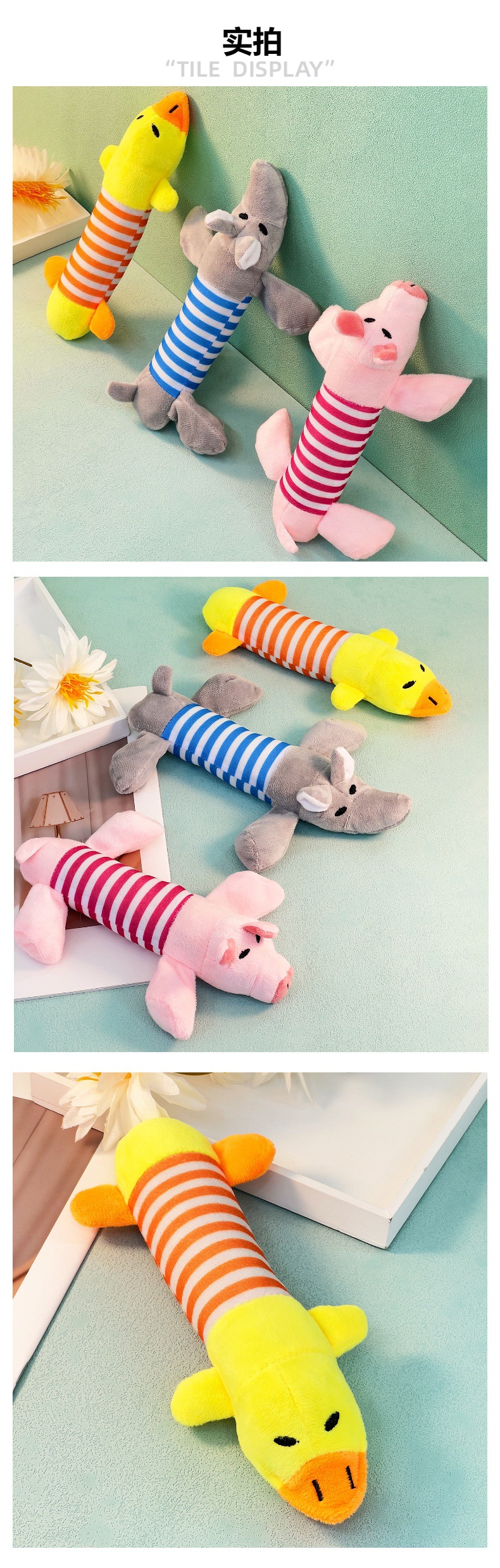 Pet vocal plush toys, dog teething dolls, teething and teeth cleaning Teddy Bichon Frise toys in stock for wholesale pic 4