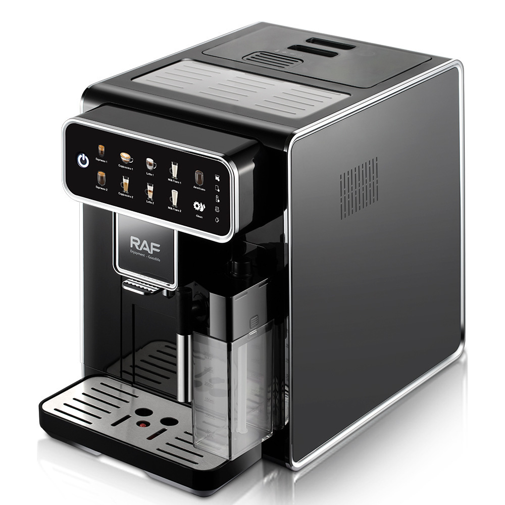 Cross-border fully automatic three-in-one coffee machine, grinding beans with milk VAT, making milk foam, bean to cup Italian coffee machine pic 8