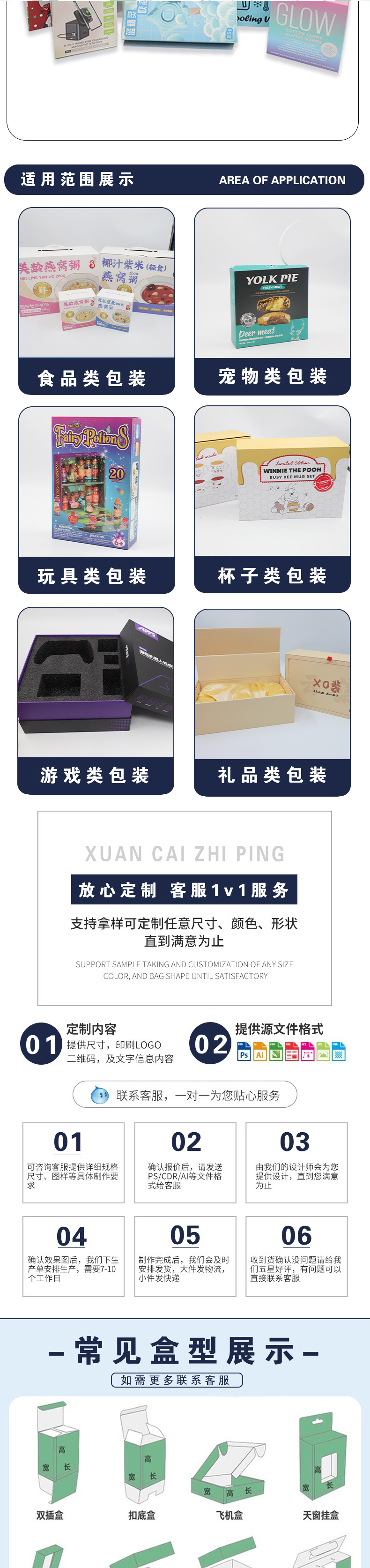 Customized exquisite toy and cosmetic gift boxes with top and bottom covers from the original manufacturer, as well as wholesale flip cover packaging boxes pic 3