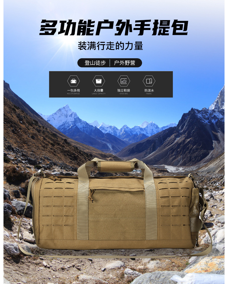 Yitu Wholesale commuter single-shoulder crossbody hand-carry travel bags for men, large-capacity outdoor storage luggage and fitness bags pic 2