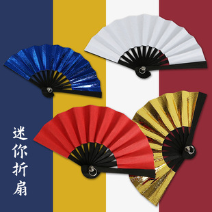 古风折扇工艺礼品扇二青日式汉服舞蹈扇子便携绢扇女扇厂家批发详情9