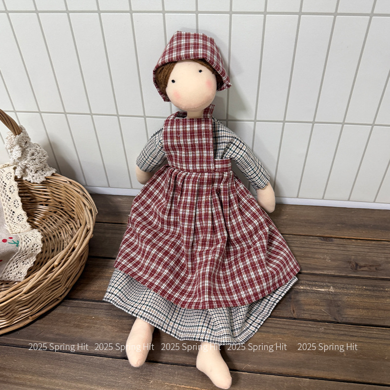 韩系布艺手工可爱甜美布娃娃连衣裙儿童安抚玩具童品玩偶闺蜜礼物详情10